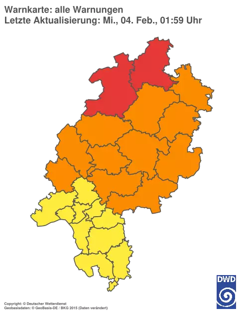 Aktuelle Wetterwarnungen für %region%