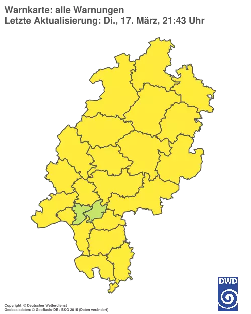 Aktuelle Wetterwarnungen für %region%
