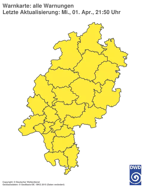 Aktuelle Wetterwarnungen für %region%
