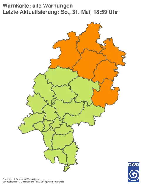 Aktuelle Wetterwarnungen für %region%