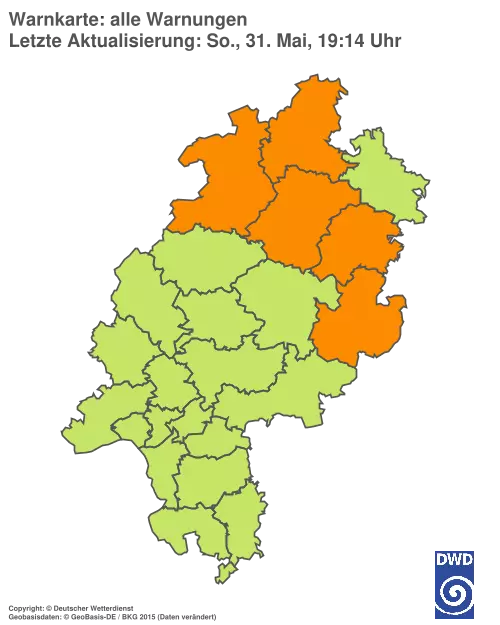 Aktuelle Wetterwarnungen für %region%