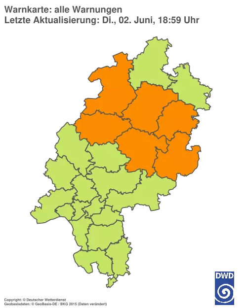 Aktuelle Wetterwarnungen für %region%