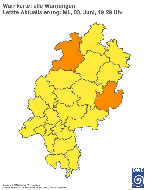 Aktuelle Wetterwarnungen für %region%