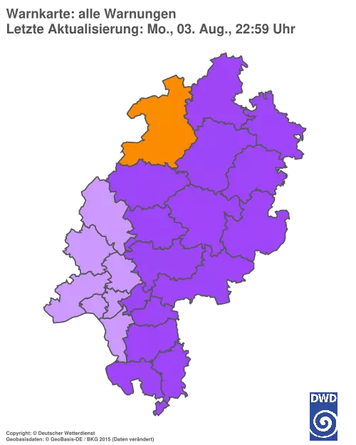 Aktuelle Wetterwarnungen für %region%