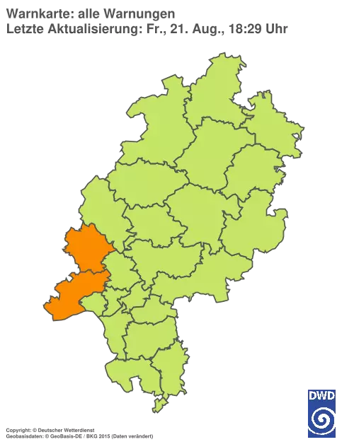 Aktuelle Wetterwarnungen für %region%