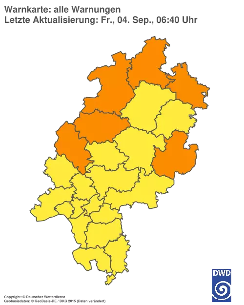 Aktuelle Wetterwarnungen für %region%
